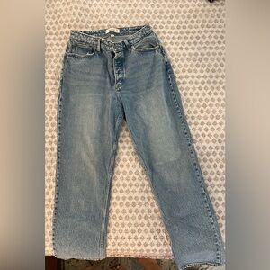 Abercrombie curve love the dad high rise jean